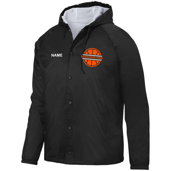 Augusta Sportswear - Hooded Coach's Jacket - Printed Logos **Add Name for $5! ** Thumbnail