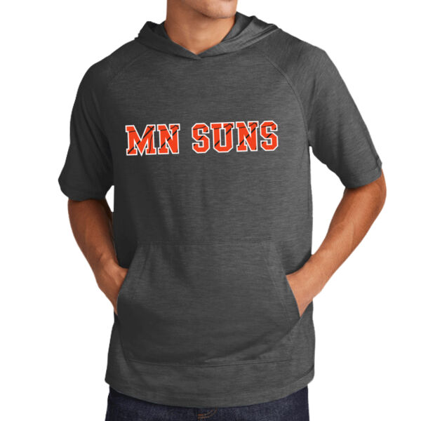 Sport-Tek - PosiCharge Tri-Blend Wicking Short Sleeve Hoodie - Printed Logo Thumbnail